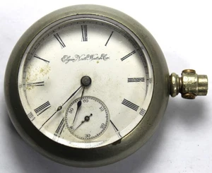 1894 Elgin Grade 96 18s 7j SW Pocket Watch w/ OF Case - Parts/Repair - Picture 1 of 5