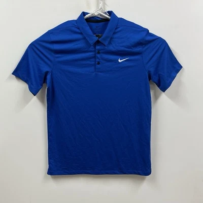 Nike гольф мужской большой высокий Dri Fit рубашка-поло синий короткий рукав новый с Ярлыками - Изображение 1 из 4