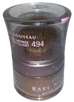 Rubor Mineral Suave L'Oreal Bare Naturale #494 BRONCE BRILLANTE (0Nuevo/Sellado) Foto 1 de 4