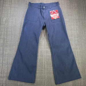 Vintage US Navy Seafarer Jeans 34x30,5 Flare Utility Dungaree Bell Bottoms Talon 90s - Bild 1 von 23