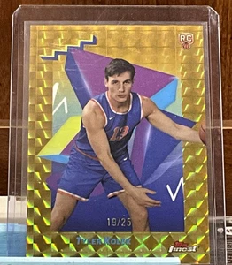 Tyler Kolek - 2024/25 TOPPS Finest - Dorado Geométrico RC #19/25 - KNICKS - Imagen 1 de 1