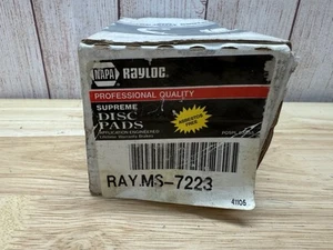 NAPA Rayloc Supreme Disc Brake Pads MS-7223 41105 Asbestos Free Sealed NOS - Picture 1 of 6