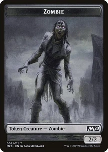 Zombie Token (006) Core Set 2020 M20 MTG Magic - Picture 1 of 1