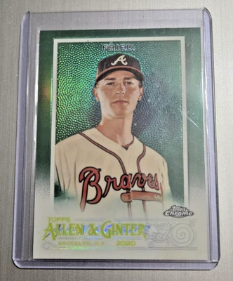 MAX FRIED 2020 Topps Allen & Ginter Chrome Green #26/99 - Image 1 of 2