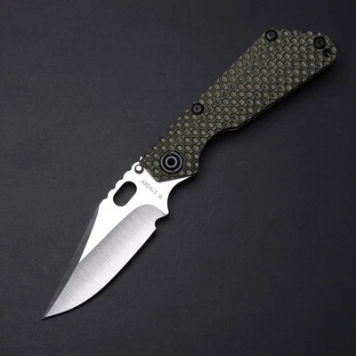 Cuchillos Strider SnG DGG Bowie - OD Verde Multi G10 y Ti / Hoja S30V Foto 1 de 4