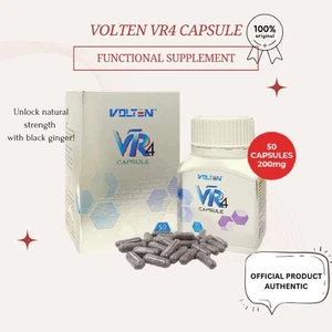 2x VOLTEN VR4 Kapsel 50er Schwarzer Ingwer Extrakt Allgemeine Gesundheit Energie Booster - Bild 1 von 10
