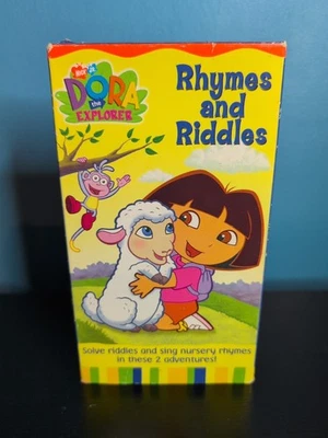 Dora the Explorer - Rhymes and Riddles (VHS, 2003) - Image 1 of 4