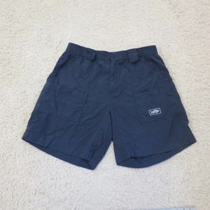 AFTCO Fishing Shorts Mens 36 Navy Blue Cargo Pockets Fishing Outdoors - Picture 1 of 8