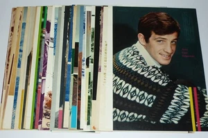 Lot of 49 JEAN PAUL BELMONDO 1960s Vintage JPN Picture Clippings - Picture 1 of 24
