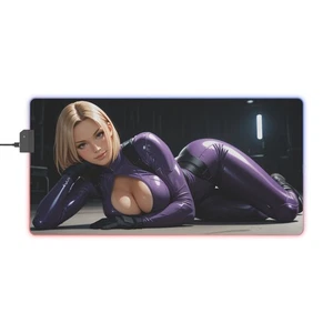 Nina Williams RGB LED Desk Mat – Tekken Fighter Girl, Huge HD Gaming Mouse Pad - Picture 1 of 11