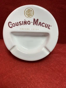 Cenicero Publicitario Cigarrillo Vintage Cerámica Primo Macul Bodega Viñedo - Imagen 1 de 12