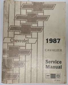 GM Chevrolet Cavalier 1987 General Motors manual de servicio de taller ST-366-87 - Imagen 1 de 10