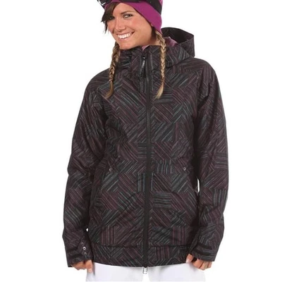 Burton The White Collection Dryride Hot Tottie Chaqueta de Snowboard Impermeable Pequeña Foto 1 de 4