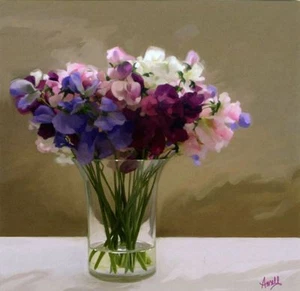 Floral Thank You Card Fine Art Flowers High Quality Greetings Card Local Artist - Picture 1 of 14