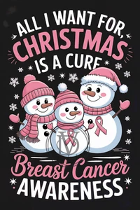 Weihnachts Postkarte Junk Journal Art Card Topper 1 Stück Weihnachten Brustkrebs - Bild 1 von 2