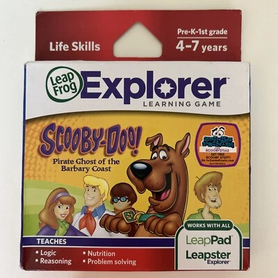 LeapFrog Explorer LeapPad Cartridge Scooby Doo Pirate Ghost of Barbary Coast - Image 1 of 2