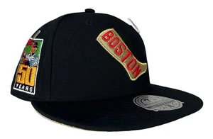 Mitchell & Ness MLB Boston Red Sox 2001 Topps 50 Years Fitted Hat, Cap, New - Picture 1 of 12