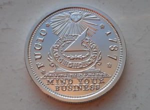 FUGIO CENT TRIBUTE - 1/2 OZ .999 SILVER - 1787 - MIND YOUR BUSINESS / WE ARE ONE - Picture 1 of 22