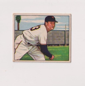 JACK KRAMER 1950 BOWMAN BASEBALL VINTAGE CARD #199 NEW YORK GIANTS RARE LOOK