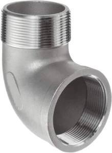 STREET 90-DEGREE ELBOW 2" Class 150, 316 Stainless Steel Threaded Pipe Fitting - Picture 1 of 8