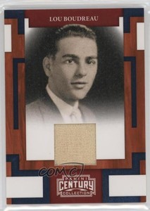 2010 Panini Century Collection Materials Jerseys /175 Lou Boudreau #11 HOF