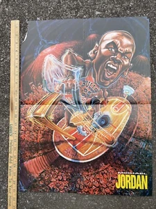 Rare Michael Jordan 1993 Two Sided Poster - Picture 1 of 10