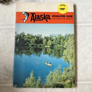 Vintage 1969 Alaska Travel Recreation Guide - Southcentral Edition (8) Area Maps - Picture 1 of 5