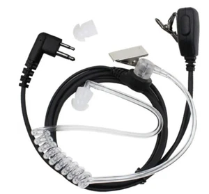 Walkie Talkies Acoustic Tube Earpiece Mic For Motorola DTR CLS DLR Series Radios - Zdjęcie 1 z 6