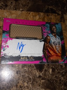 2021-22 Topps Inception Ote Kok Yat Rpa /99 Overtime Elite Timberwolves 