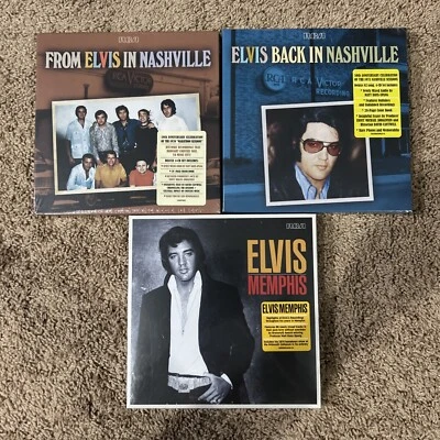 From Elvis In Nashville, Elvis Back In Nashville, Elvis Memphis, New Sealed RARE Foto 1 de 4