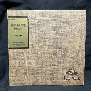 Richard Strauss Horn Concertos No. 1 & 2 Brain Sawallisch Stereo LP Angel 35496 - Imagen 1 de 6