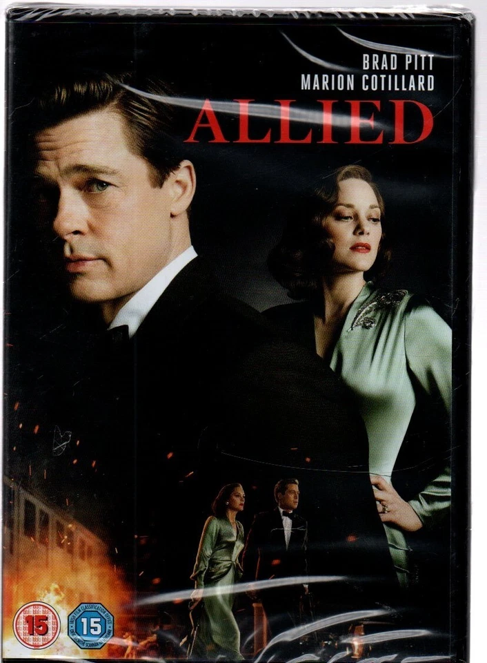 Allied (DVD 2016) Brad Pitt Movie New & Sealed - Image 1 of 1