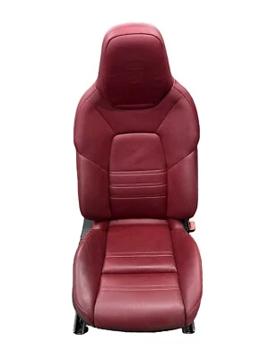 2019-2023 PORSCHE CAYENNE FRONT RIGHT PASSENGER SIDE SEAT ASSEMBLY RED OEM - Image 1 of 4