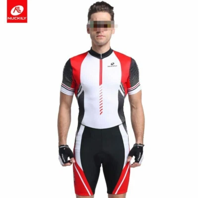 Traje de triatlón almohadilla de espuma traje de piel personalizado conjunto de ciclismo para hombres bicicleta de verano deportes  Foto 1 de 4