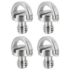  4 Pcs Quick Release Plate Screw Camera Accessories Mounting Slotted Brass