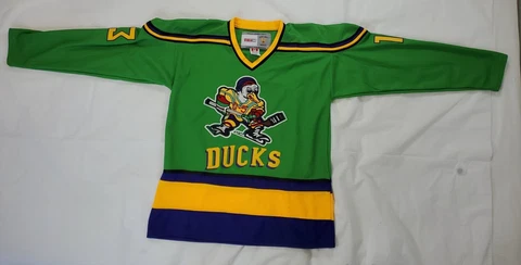 Anaheim The Mighty Ducks Movie CCM NHL Jersey 13 Teemu Selanne Size 46 o303 Cover