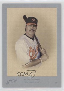 2005 Donruss Studio Portraits Throwback Threads Blue /35 Rafael Palmeiro #SP-95