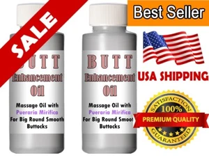 Butt Enhancement Oil Pueraria Mirifica for Big Round Smooth Buttocks - Lot of 2 - Picture 1 of 3