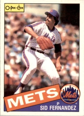 1985 O-Pee-Chee Baseball Sid Fernandez (A) New York Mets #390 - Image 1 of 2