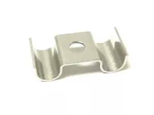 2-Line Duplex Tube Clamp, 1/2" O.D. Tube Size, 316 Stainless Steel 634NW - Picture 1 of 3