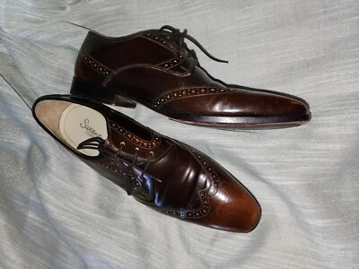 Oliver Sweeney Zapatos Oxford Brogue Cuero Marrón Tostado EE. UU. 9.5 Foto 1 de 4