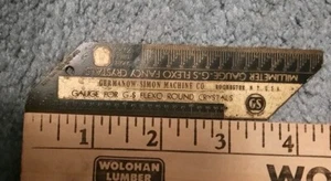 Vintage Germanow Simon GS Gauge for Flexo Crystal Watch Watchmaker Made in USA  - Picture 1 of 3