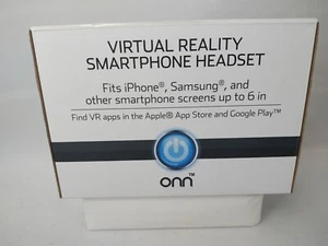 ONN White Virtual Reality VR Smartphone Headset for Apple or Android - Picture 1 of 9