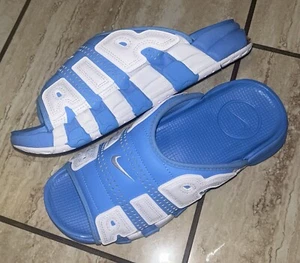 Nike Air More Uptempo Slide University Blue White FD9884-400 Men’s Size 9 NEW - Picture 1 of 5