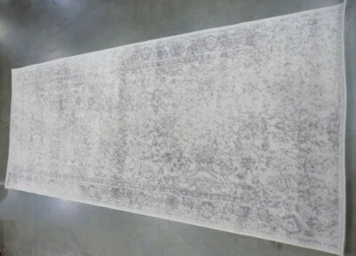 Alfombra manchada marfil/plata 2'-6" x 10' precio reducido 1172562793 ADR109C-210 Foto 1 de 3