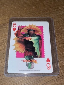 WWF 1991 Titan Sports 🎥 Playing Cards Ricky Steamboat Dragon Card NM-MINT RARE - Picture 1 of 2