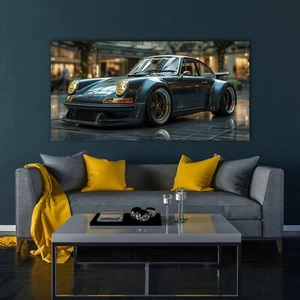 Porsche 911 Canvas Wall Art, Porsche 911 Large Size Poster Print Decor - Picture 1 of 8