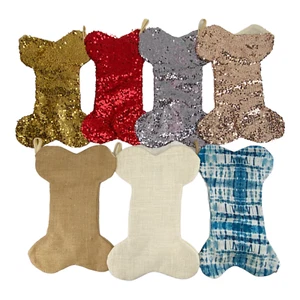 GRAN NAVIDAD PERRO MEDIAS LENTEJUELAS, ARPILLERA. CUMPLEAÑOS Hecho en USA. ELIGE EL COLOR. - Imagen 1 de 8