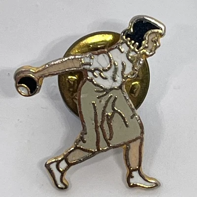 Lady Bowler Bowling Enamel Pin Lapel Badge Club Ladies Bowls Sport Gift Present - Image 1 of 2