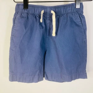 Crewcuts Size 7 Boys Blue Elastic Drawstring Waist Three Pocket Shorts - Picture 1 of 3